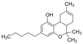 (-)-Delta8-THC solution, 1.0 mg/mL in methanol, ampule of 1 mL, certified reference material, Cerilliant(R)