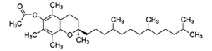 (+)-alpha-Tocopherol acetate, oil or semi-solid, ~1360 IU/g