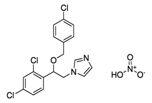 Econazole nitrate salt