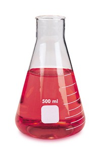 Beuta (matraccio conici Erlenmeyer) collo stretto vetro borosilicato ml 3000