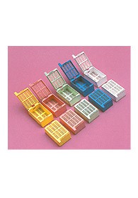 CASSETTE PER INCLUSIONI ISTOLOGICHE TIPO MEGA 10X100 PZ COLORE ROSA