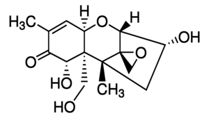 Deoxynivalenol solution, certified reference material, 200 mug/mL in ethyl acetate: methanol (95:5), ampule of 1 mL