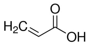 Acrylic acid, anhydrous, contains 200 ppm MEHQ as inhibitor, 99%