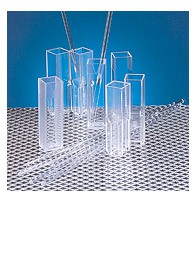 Cuvette monouso cammino ottico mm.10 modello semi-micro polistirolo 2 facce ottiche 2, 5 ml confezio