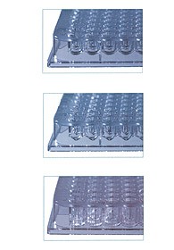 Piastra a 96 pozzetti microtiter fondo piatto non sterile confezione 50 pezzi