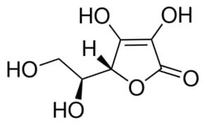 L-Ascorbic acid, puriss. p.a., ACS reagent, reag. ISO, Ph. Eur., 99.7-100.5% (oxidimetric)