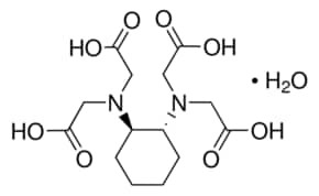 trans-1,2-Diaminocyclohexane-N,N,N',N'-tetraacetic acid monohydrate, ACS reagent, for complexometry, 98%