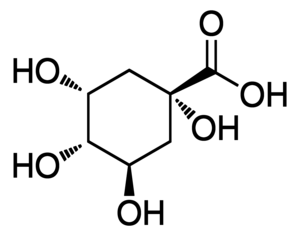 Quinic Acid, Pharmaceutical Secondary Standard. Certified Reference Material