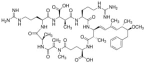 Microcystin-RR solution, 10 mug/mL in methanol, analytical standard