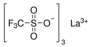 Lanthanum(III) trifluoromethanesulfonate, 99.999% trace metals basis