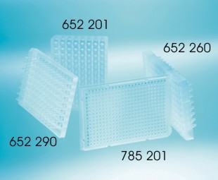 Micropiastre per PCR a 96 pozzetti 0,2 ml profilo H-S colore neutro confezione 10 pezzi , imballo 10