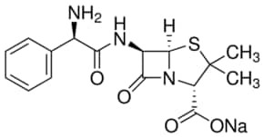 Ampicillin sodium salt, powder or crystals, BioReagent, suitable for cell culture