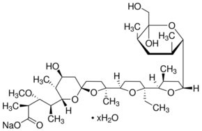 Monensin sodium salt hydrate, VETRANAL(R), analytical standard