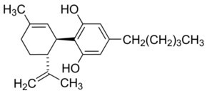 Cannabidiol solution, ~10 mg/mL in ethanol, analytical standard, for drug analysis