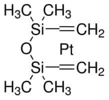 Platinum(0)-1,3-divinyl-1,1,3,3-tetramethyldisiloxane complex solution, 0.1 M in poly(dimethylsiloxane), vinyl terminated