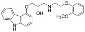 Carvedilol, Pharmaceutical Secondary Standard. Certified Reference Material