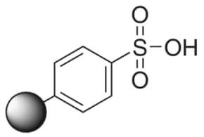 p-Toluenesulfonic acid, polymer-bound, Macroporous, 30-60 mesh, extent of labeling: 2.0-3.0 mmol/g loading