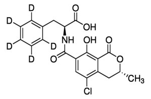 Ochratoxin A-d5 solution, 10 mug/mL in acetonitrile, analytical standard