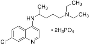 Chloroquine diphosphate salt, powder or crystals, 98.5-101.0% (EP)