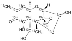 Deoxynivalenol-13C15 solution, ~25 mug/mL in acetonitrile, analytical standard