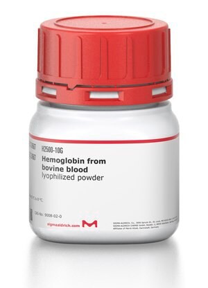 Hemoglobin from bovine blood, lyophilized powder