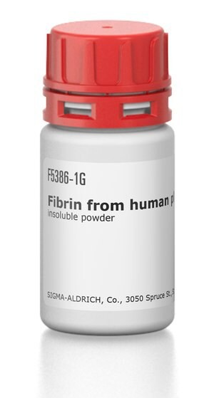 Fibrin from human plasma, insoluble powder