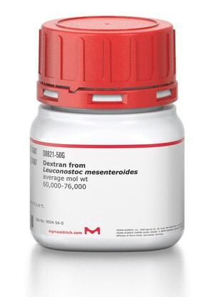 Dextran from Leuconostoc mesenteroides, average mol wt 60,000-76,000