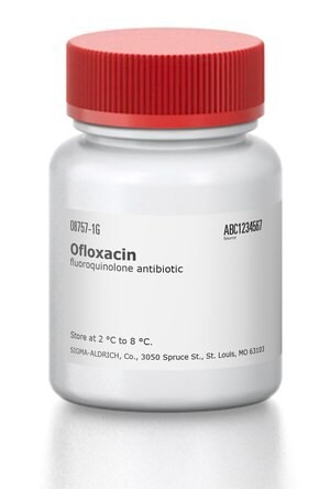 Ofloxacin, fluoroquinolone antibiotic