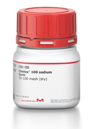 Chelex(R) 100 sodium form, 50-100 mesh (dry)