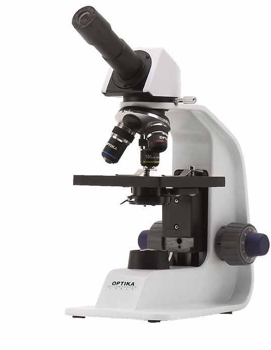 Microscopio biologico monoculare con batterie ricaricabili OPTIKA modello B-151R-PL