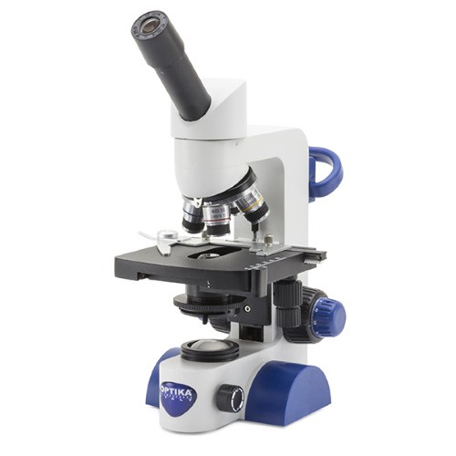 Microscopio biologico monoculare per usi didattici OPTIKA modello B-63