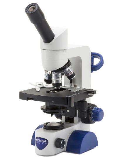 Microscopio biologico monoculare per usi didattici OPTIKA modello B-65