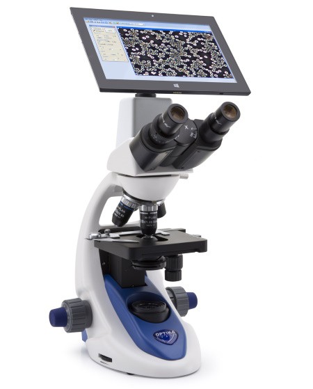 Microscopio digitale con tablet PC OPTIKA modello B-190TBPL