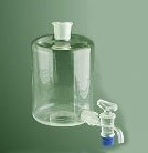 Bottiglia Mariotte con tubolatura inferiore in vetro borosilicato ml 5000