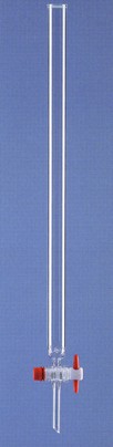 Colonna per cromatografica Øxh. mm 20X300 (utile) rubinetto maschio PTFE vetro borosilicato