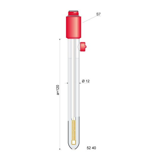 Elettrodo di riferimento Sension+ 5240 per uso generico, tappo a vite S7