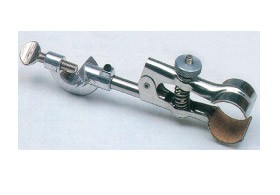 Pinza per sostegno con morsetto in acciaio inox apertura mm. 40