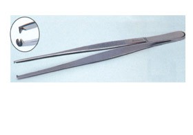 Pinza per medicazioni in acciaio inox lunghezza mm. 180