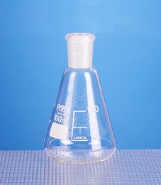 Beuta (matraccio conico di Erlenmeyer) vetro Pyrex®/Duran® ml 500, collo smerigliato cono NS 29/32