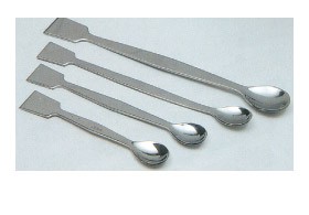 Spatola doppie paletta/cucchiaio in acciaio inox lunghezza mm. 120