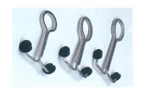 Pinza stringitubo di Mohr in ottone cromato lunghezza totale mm. 60