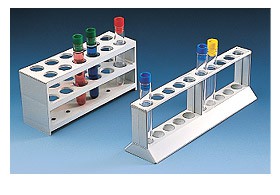 PORTAPROVETTE A DUE PIANI 10 POSTI Ø 18 MM PP