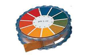 CARTINA INDICATORE UNIVERSALE pH 1-11 ROT.