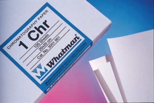 Carta per cromatografica WHATMAN 1 CHR in strips dimensioni mm. 110 x213 striscie da 15 mm conf. 100