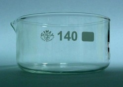 CRISTALLIZZATORE CON BECCO VETRO BOROSILICATO DIAM.MM. 40X25